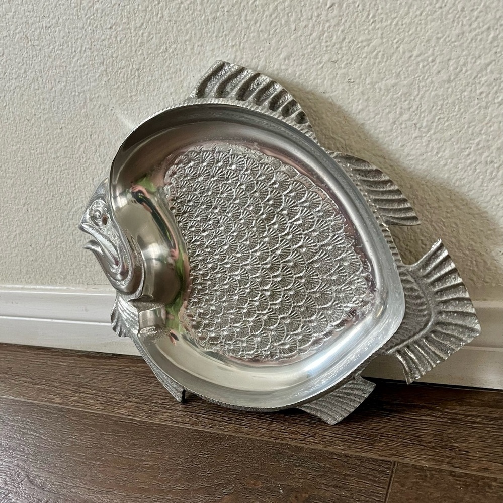 Cost Metal Aluminum Fish Tray Platter Dish 10/12 Inches